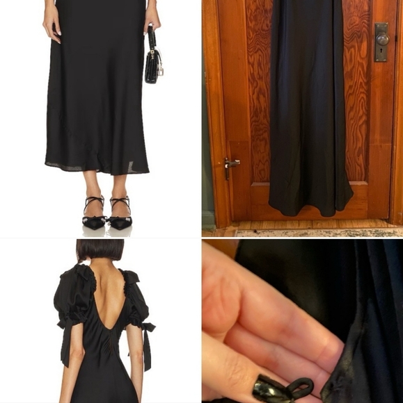 Selkie Black Elegant Evening Dress - Picture 6 of 6